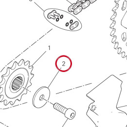 Rondelle de butee 85212801A — réf. 85212801A | Ducati Store