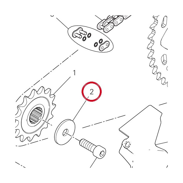 Rondelle de butee 85212801A — réf. 85212801A | Ducati Store