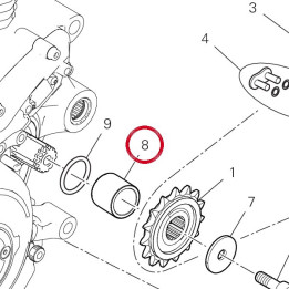 Entretoise 7131E601A — réf. 7131E601A | Ducati Store