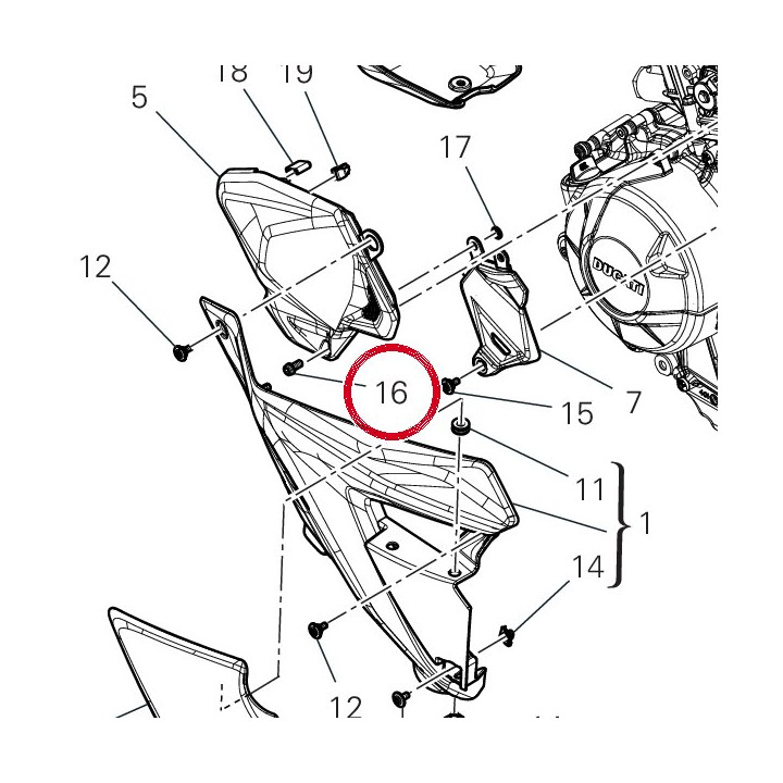 Vis 77156633B — réf. 77156633B | Ducati Store