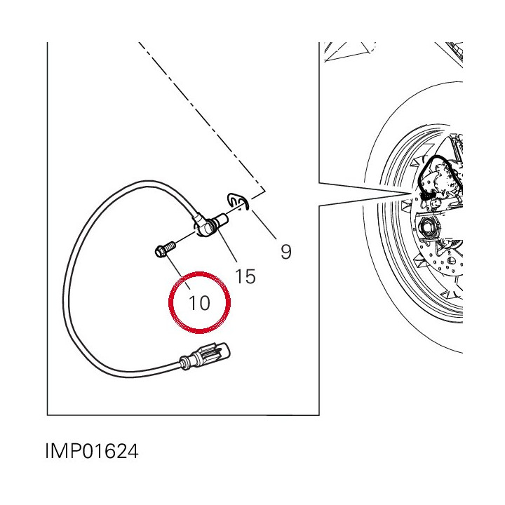 Vis tbeif M6X16 77210423C — réf. 77210423C | Ducati Store