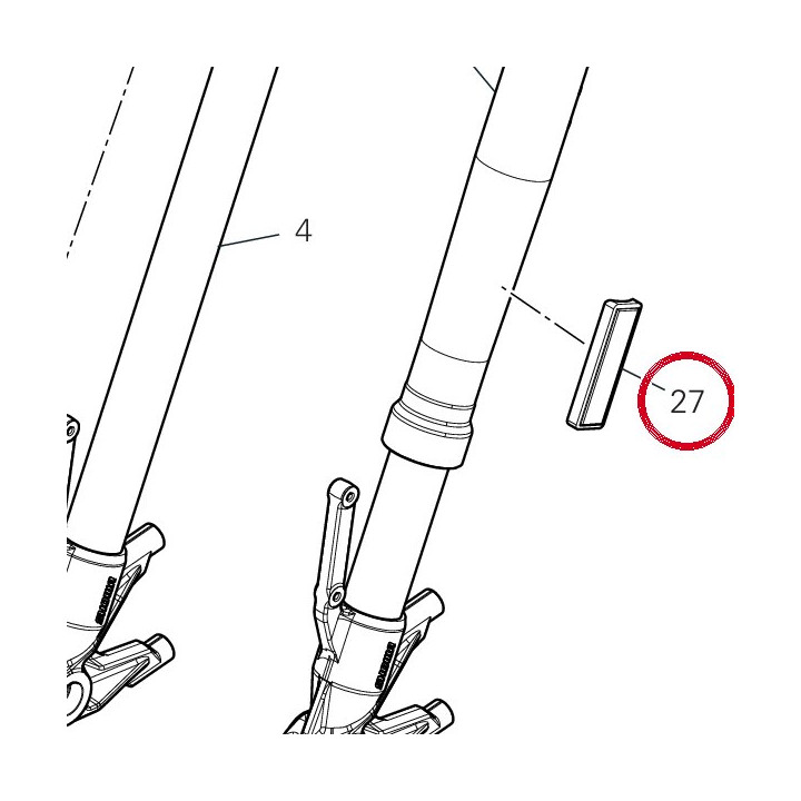 Catadioptre adhesif ambre — réf. 52910221A | Ducati Store