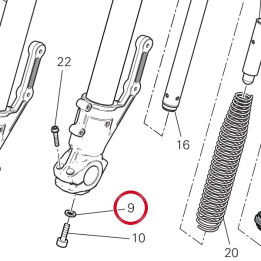 Rondelle 34913601A — réf. 34913601A | Ducati Store