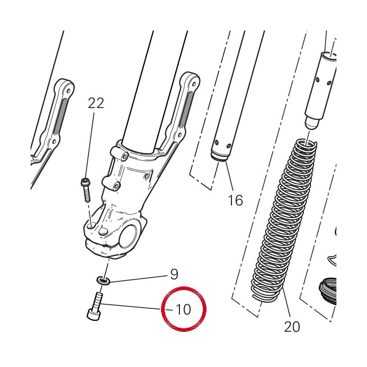 Vis 34913611A — réf. 34913611A | Ducati Store