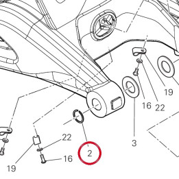 Anneau arret 88440071A — réf. 88440071A | Ducati Store