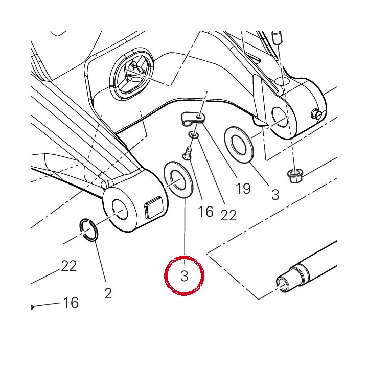 Rondelle de butee — réf. 85210011B | Ducati Store