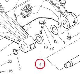 Rondelle de butee — réf. 85210031B | Ducati Store