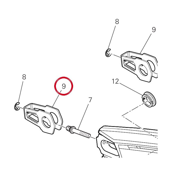 Tendeur chaîne 37310631A — réf. 37310631A | Ducati Store
