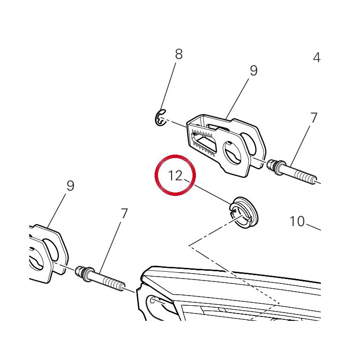Bouchon bras oscillant — réf. 87211871A | Ducati Store