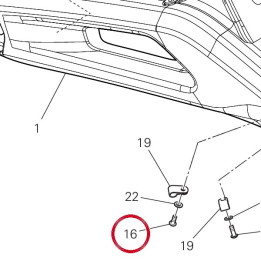 Vis tbeif M4X12 77240133C — réf. 77240133C | Ducati Store