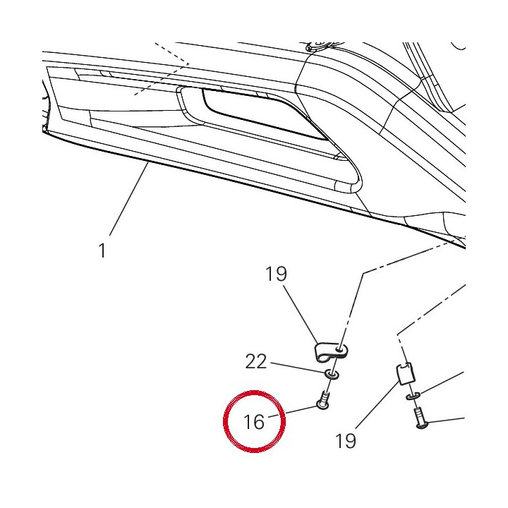 Vis tbeif M4X12 77240133C — réf. 77240133C | Ducati Store