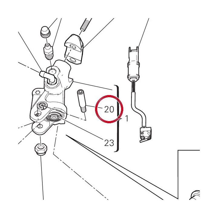 Vis levier 62640561A — réf. 62640561A | Ducati Store