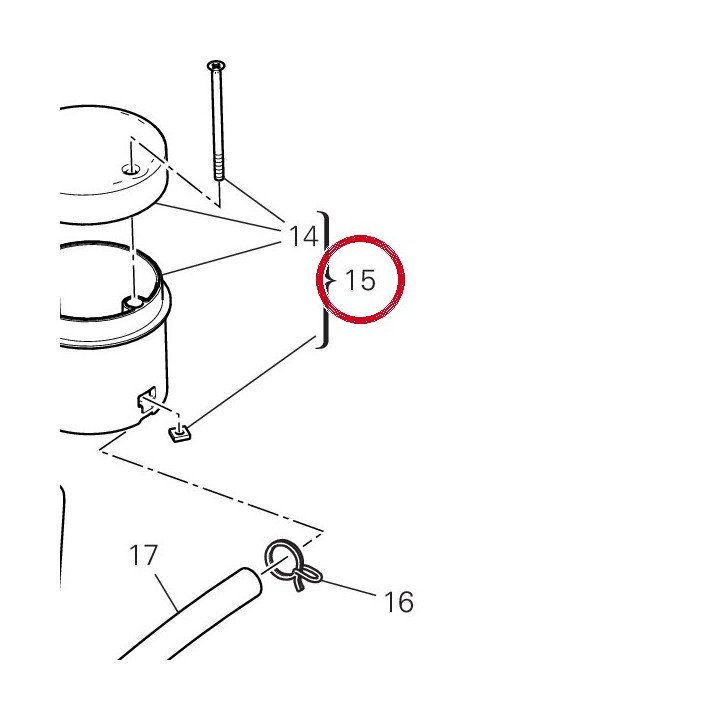 Réservoir liquide freins — réf. 58540341A | Ducati Store