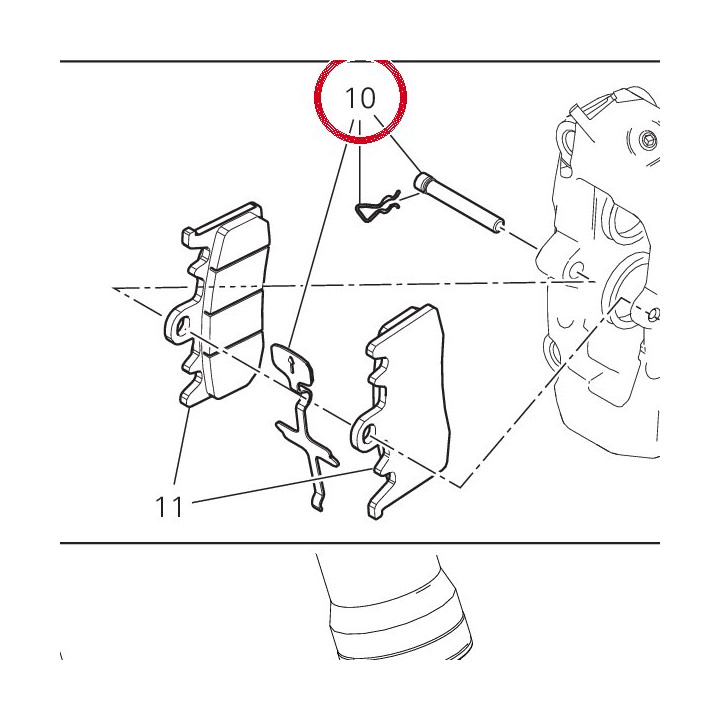 Kit goujon et ressort — réf. 61240511A | Ducati Store