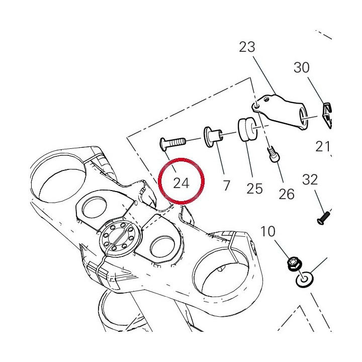 Vis tbeif M6X22 10,9 — réf. 77240453C | Ducati Store