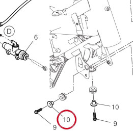 Entretoise 71610031A — réf. 71610031A | Ducati Store