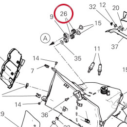Joint en caoutchouc — réf. 76410241A | Ducati Store