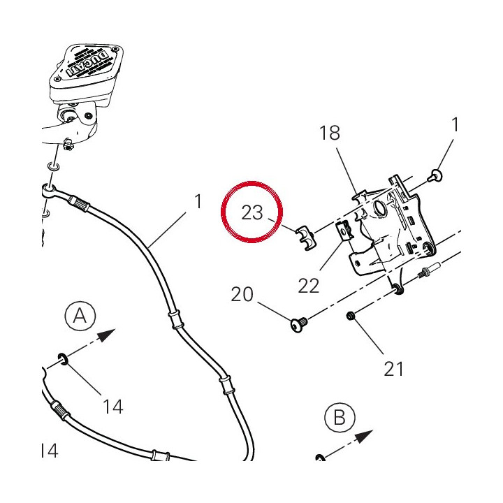 Tampon caoutchouc 86611121A — réf. 86611121A | Ducati Store