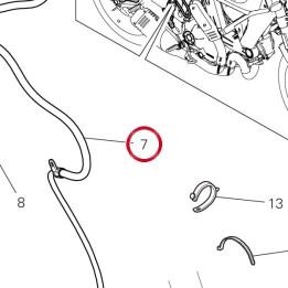 Durit boitier - étriers — réf. 61812011C | Ducati Store