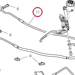 Durite maître cylindre av — réf. 61812451A | Ducati Store