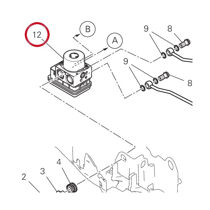 Centrale Abs 54241102A — réf. 54241102A | Ducati Store