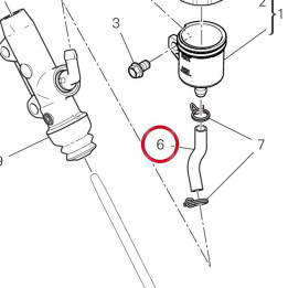 Tuyau huile 93310651A — réf. 93310651A | Ducati Store