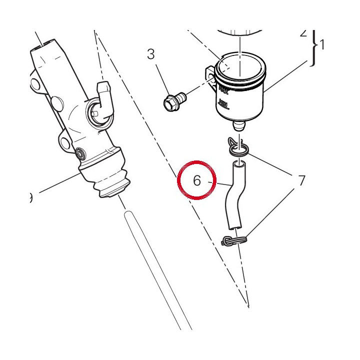 Tuyau huile 93310651A — réf. 93310651A | Ducati Store