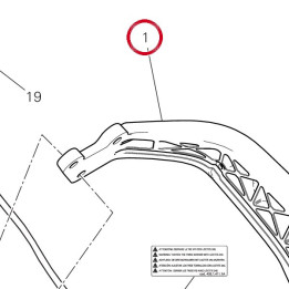 Support bavette — réf. 56116471A | Ducati Store