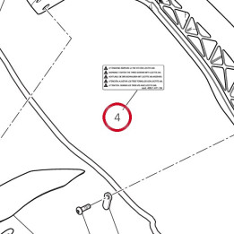 Targhetta attenzione — réf. 43314111A | Ducati Store