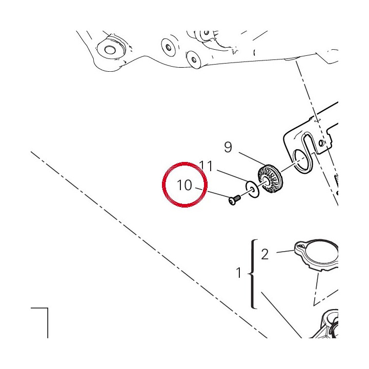 Vis taraud 77440061A — réf. 77440061A | Ducati Store
