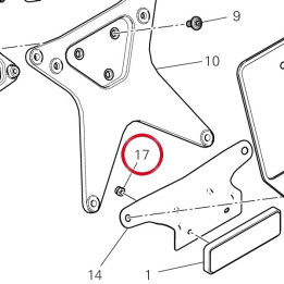 Écrou elastique 74950011B — réf. 74950011B | Ducati Store
