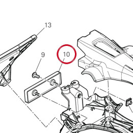 Catadioptre arrière — réf. 52910231A | Ducati Store