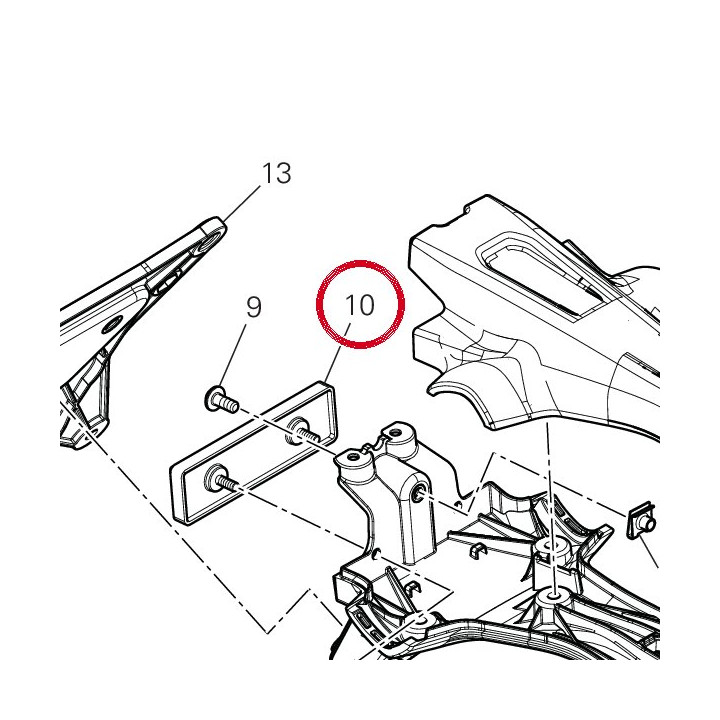 Catadioptre arrière — réf. 52910231A | Ducati Store