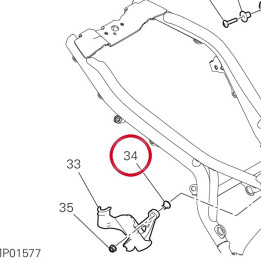Entretoise 71614261A — réf. 71614261A | Ducati Store