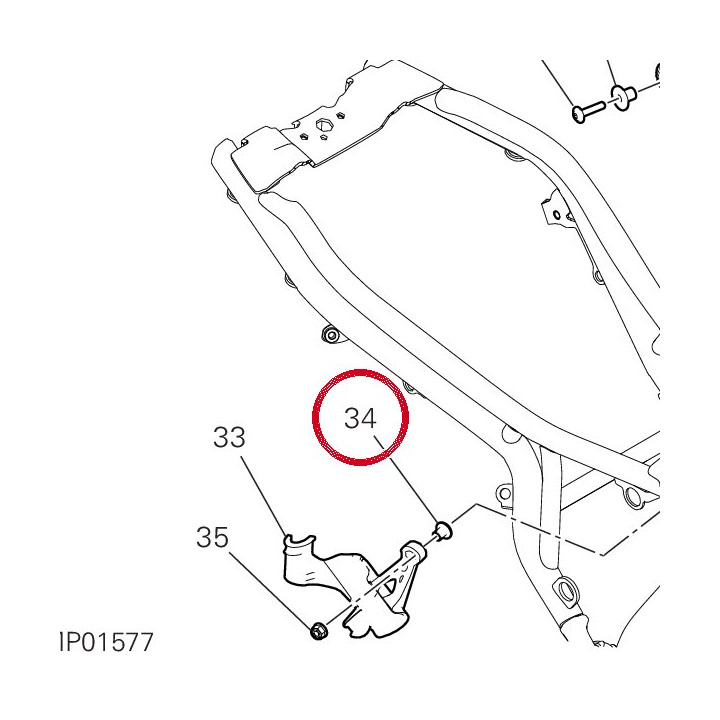Entretoise 71614261A — réf. 71614261A | Ducati Store