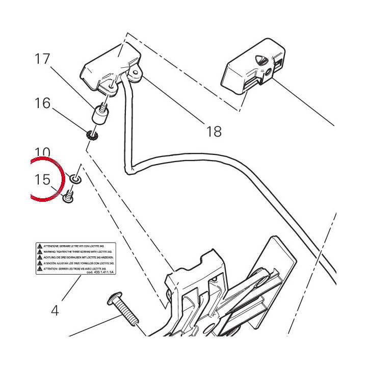 Vis 77510161A — réf. 77510161A | Ducati Store
