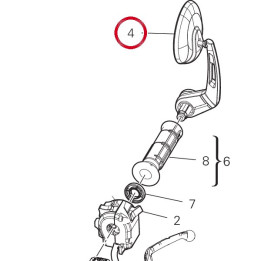 Miroir — réf. 52310562A | Ducati Store