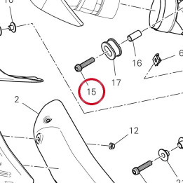 Vis tceif M8X35 77157288B — réf. 77157288B | Ducati Store