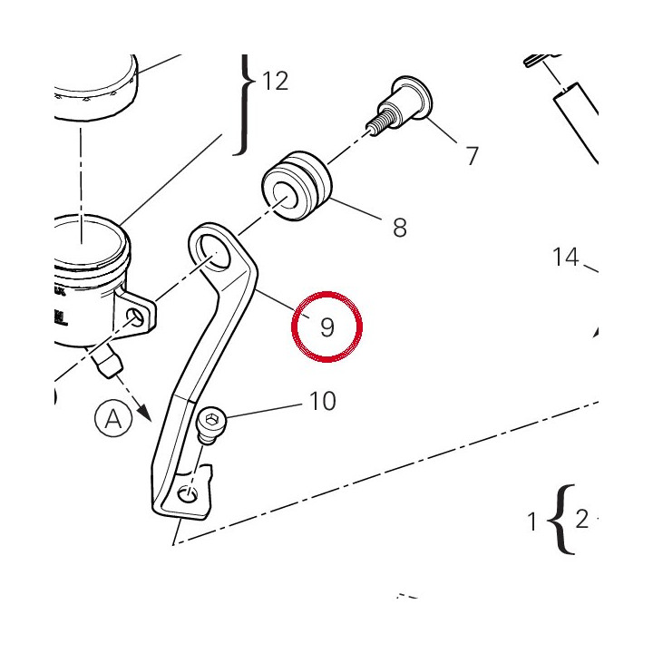Equerre 8291Q181BA — réf. 8291Q181BA | Ducati Store
