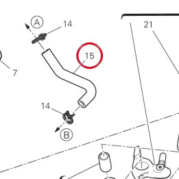 Tuyau 87713271A — réf. 87713271A | Ducati Store