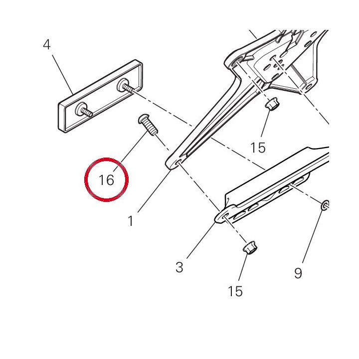Vis tceif M6X20 77156678B — réf. 77156678B | Ducati Store