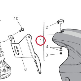 Garde-Boue avant 564P6481AD — réf. 564P6481AD | Ducati Store