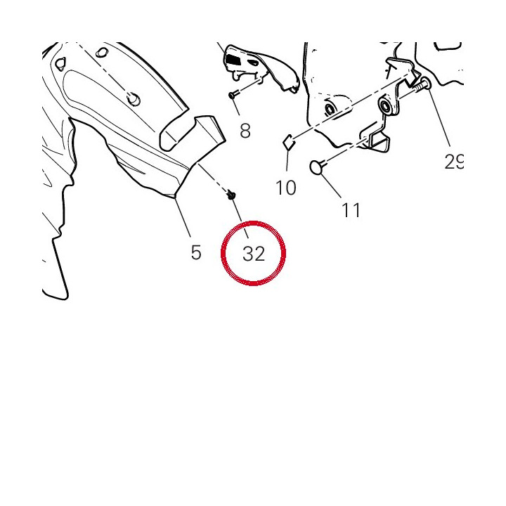 Vis taraud 77440021A — réf. 77440021A | Ducati Store