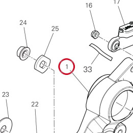 Plaque Porte-Repose-Pied — réf. 8241B191AA | Ducati Store