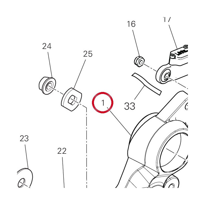 Plaque Porte-Repose-Pied — réf. 8241B191AA | Ducati Store