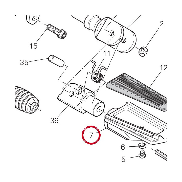 Repose-Pieds gauche — réf. 46411341AA | Ducati Store