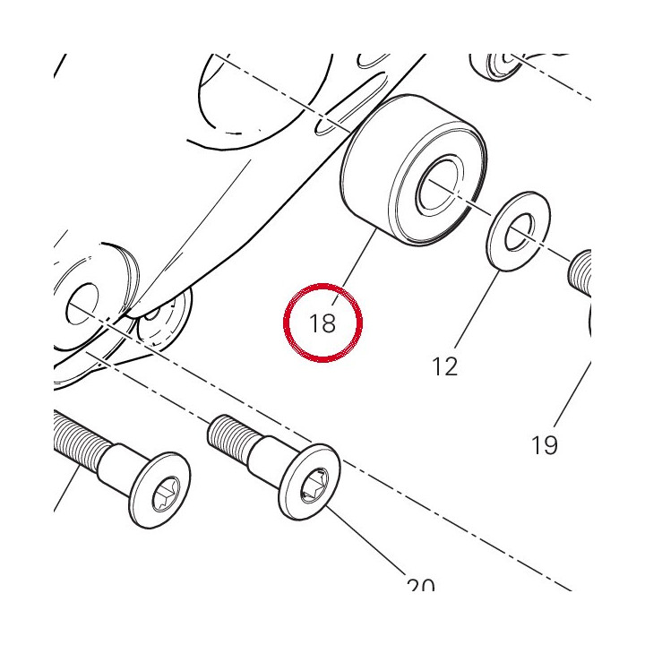 Silentbloc 70011161A — réf. 70011161A | Ducati Store