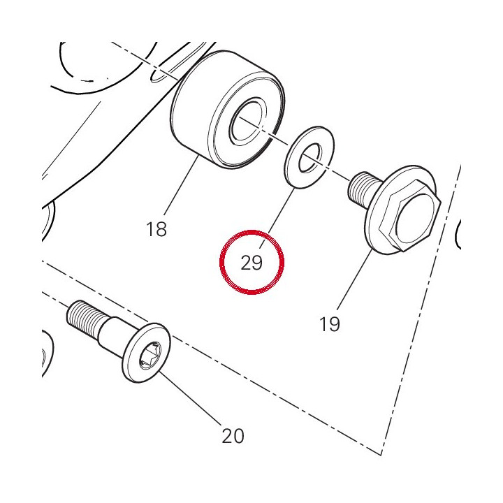 Rondelle 12.2X25X1.5 — réf. 85211571A | Ducati Store