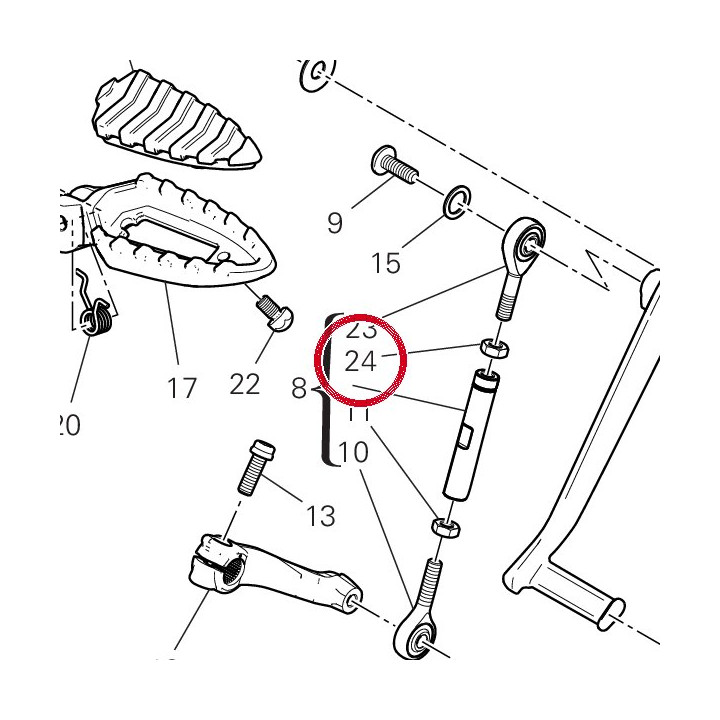 Écrou M6 74750101A — réf. 74750101A | Ducati Store
