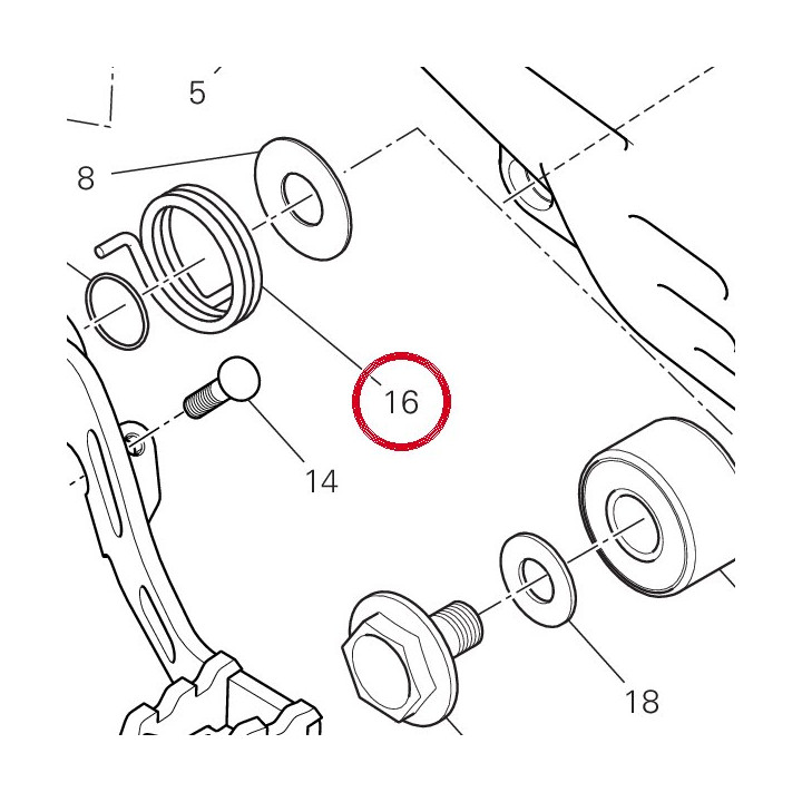 Ressort 79915863A — réf. 79915863A | Ducati Store